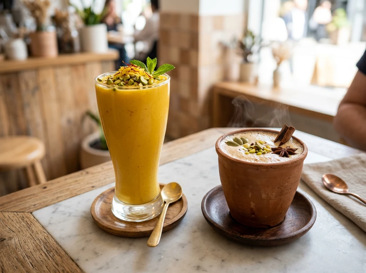 Chilled Alphonso Mango Lassi from Ceylon Kitchen
