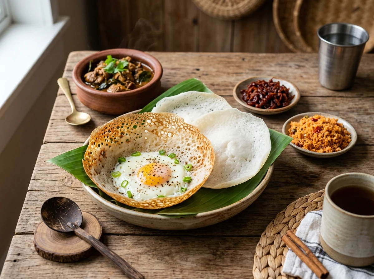 Ceylon Egg & Plain Hopper Set from Ceylon Kitchen